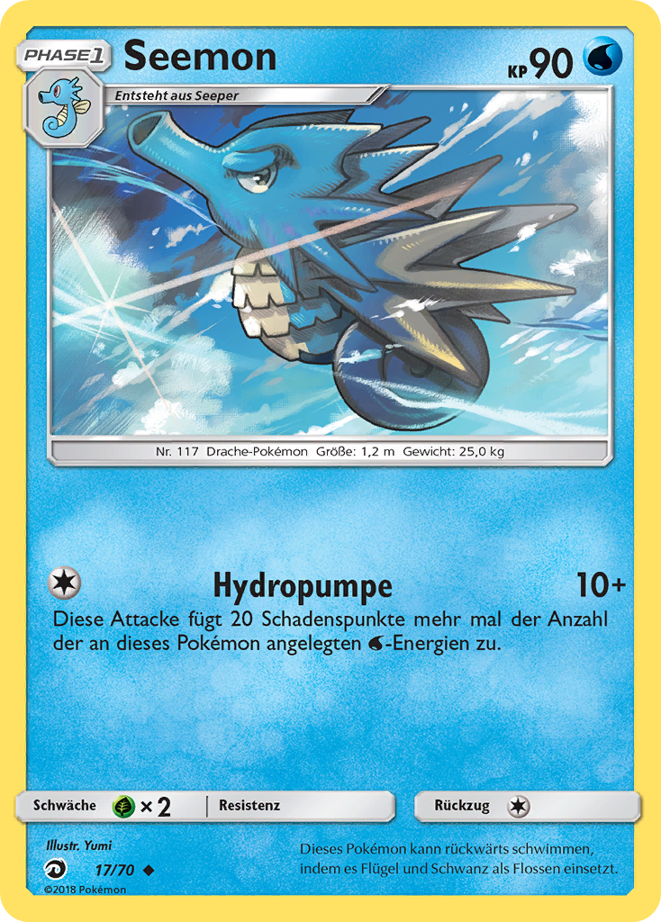 Seemon 17 — Majestät Der Drachen (German Pokémon TCG card)