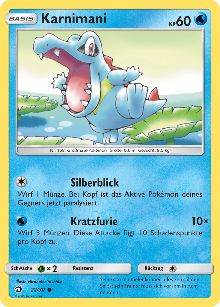 Karnimani 22 — Majestät Der Drachen (German Pokémon TCG card)