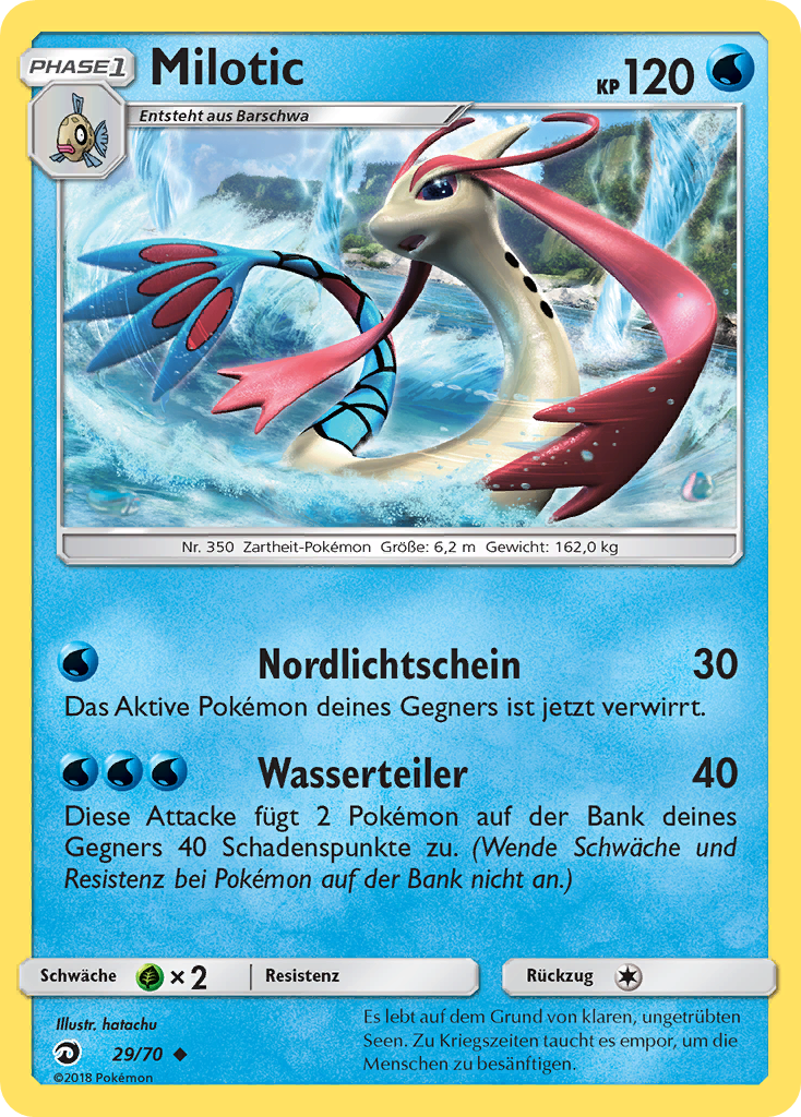 Milotic 29 — Majestät Der Drachen (German Pokémon TCG card)