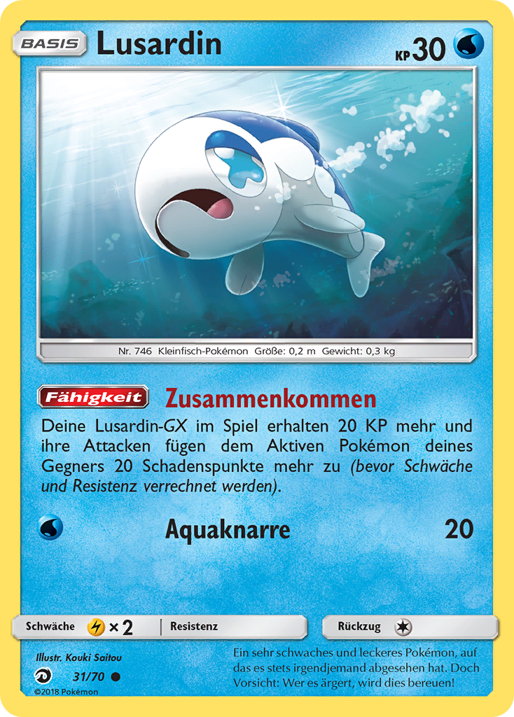 Lusardin 31 — Majestät Der Drachen (German Pokémon TCG card)