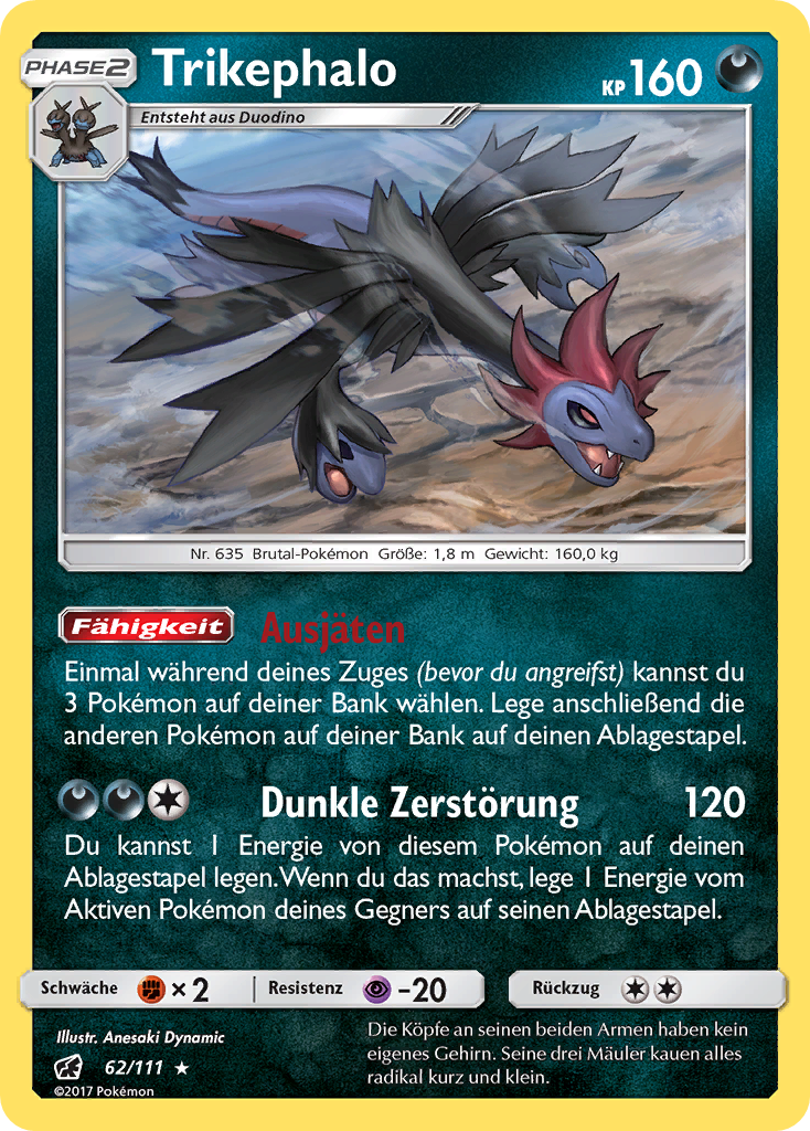 Trikephalo 33 — Majestät Der Drachen (German Pokémon TCG card)