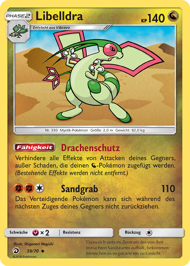 Libelldra 39 — Majestät Der Drachen (German Pokémon TCG card)