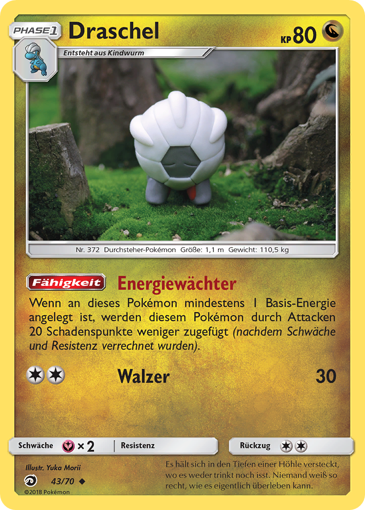 Draschel 43 — Majestät Der Drachen (German Pokémon TCG card)
