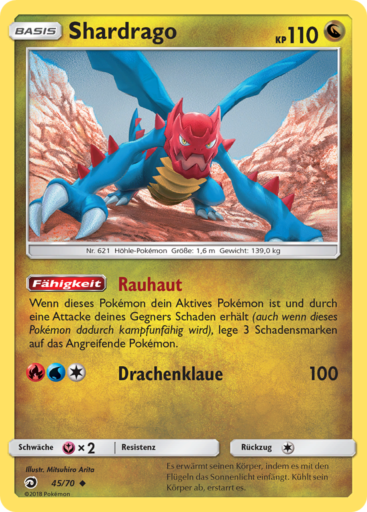 Shardrago 45 — Majestät Der Drachen (German Pokémon TCG card)