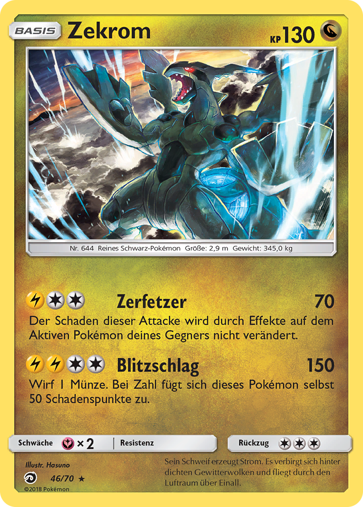 Zekrom 46 — Majestät Der Drachen (German Pokémon TCG card)