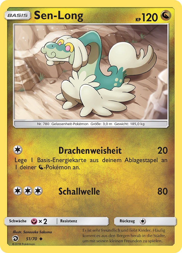 Sen-Long 51 — Majestät Der Drachen (German Pokémon TCG card)