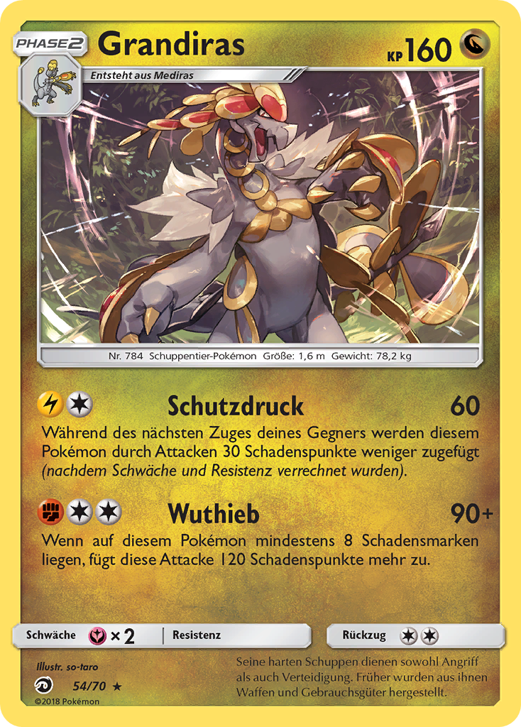Grandiras 54 — Majestät Der Drachen (German Pokémon TCG card)