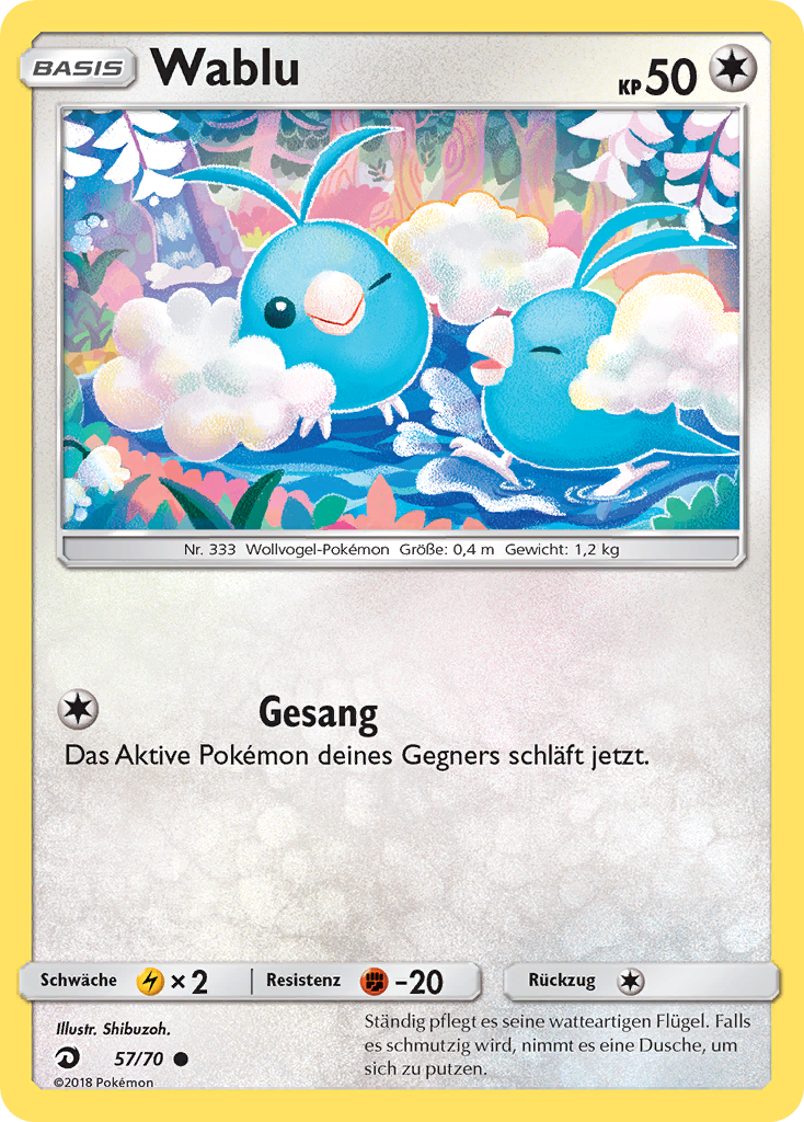 Wablu 57 — Majestät Der Drachen (German Pokémon TCG card)