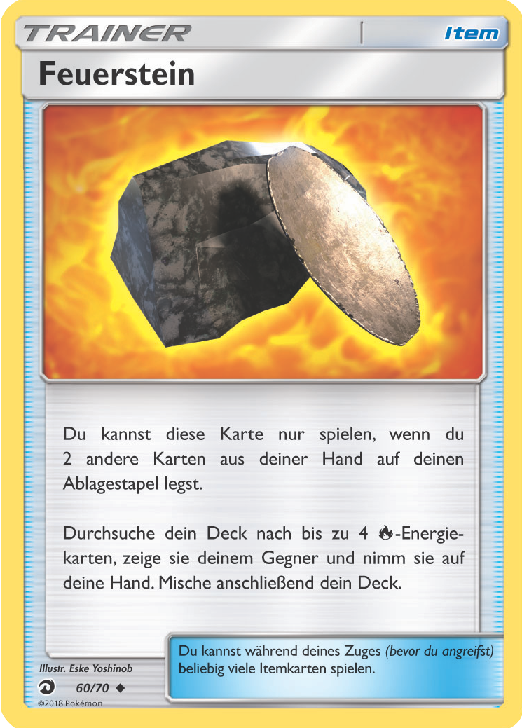 Feuerstein 76 — Majestät Der Drachen (German Pokémon TCG card)