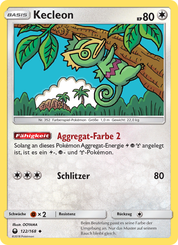 Kecleon 122 — Celestial Storm (German Pokémon TCG card)