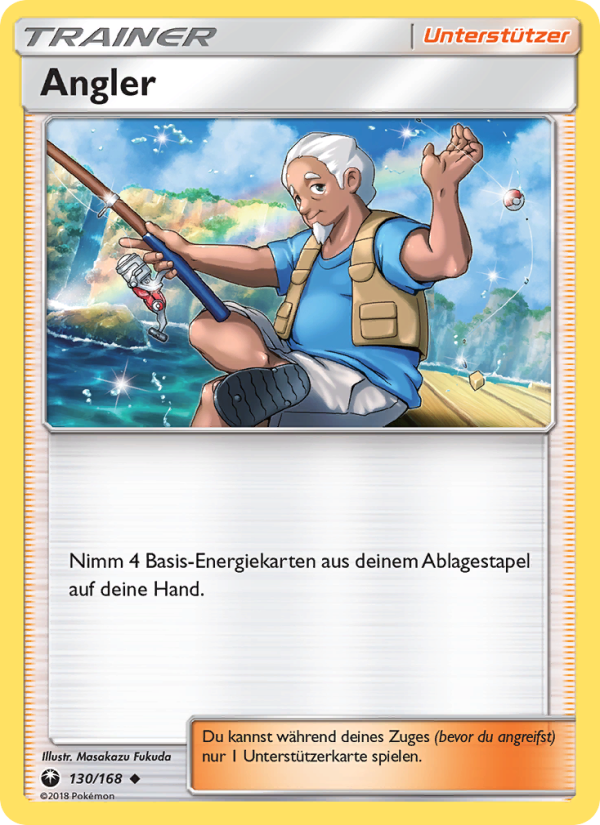 Angler 130 — Sturm Am Firmament (German Pokémon TCG card)