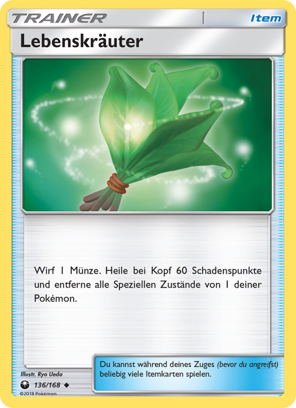 Lebenskräuter 136 — Sturm Am Firmament (German Pokémon TCG card)