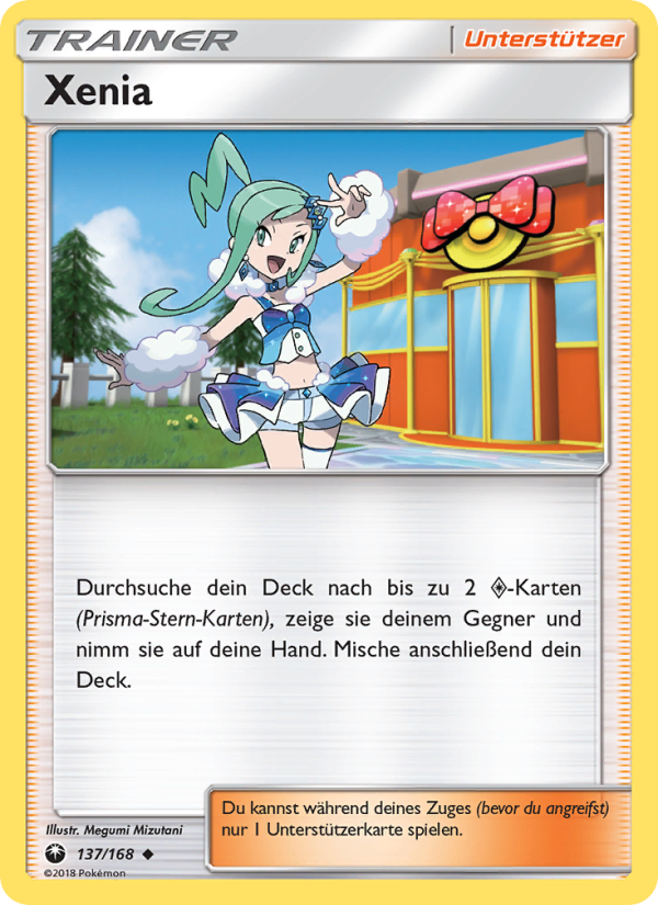 Xenia 137 — Sturm Am Firmament (German Pokémon TCG card)