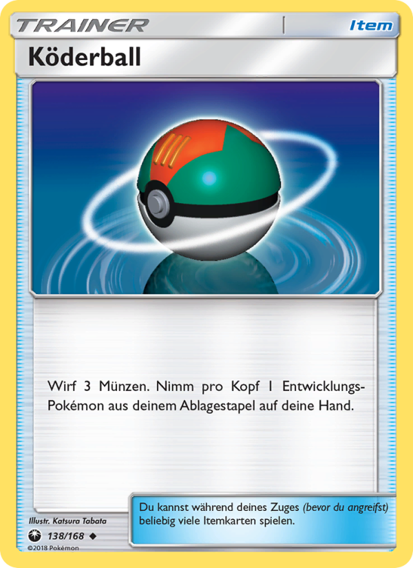 Köderball 138 — Sturm Am Firmament (German Pokémon TCG card)