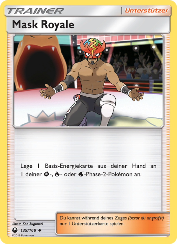 Mask Royale 139 — Sturm Am Firmament (German Pokémon TCG card)