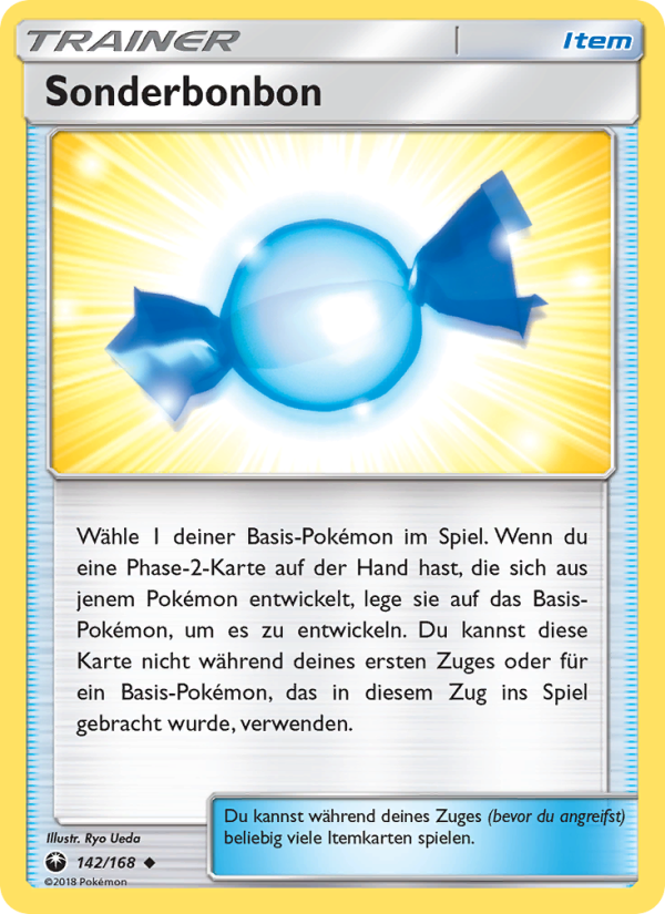 Sonderbonbon 142 — Sturm Am Firmament (German Pokémon TCG card)