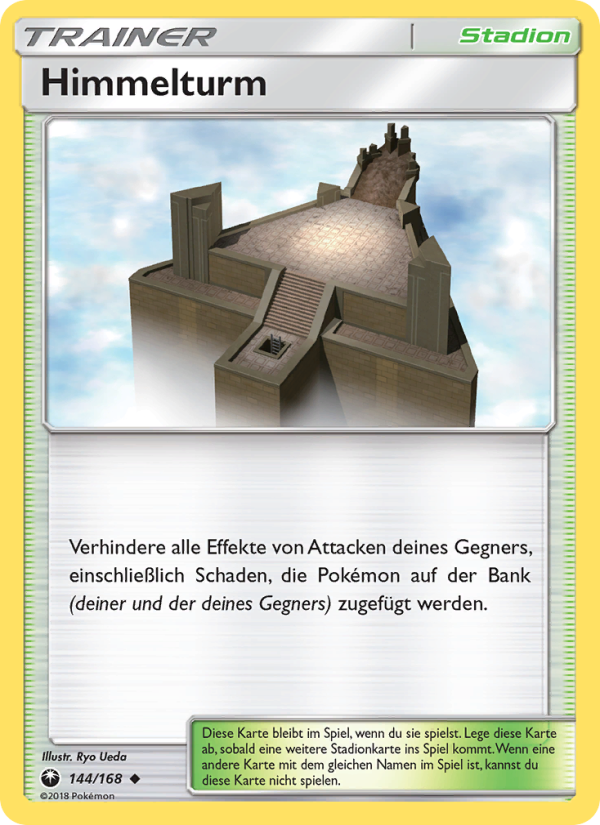 Himmelturm 144 — Sturm Am Firmament (German Pokémon TCG card)