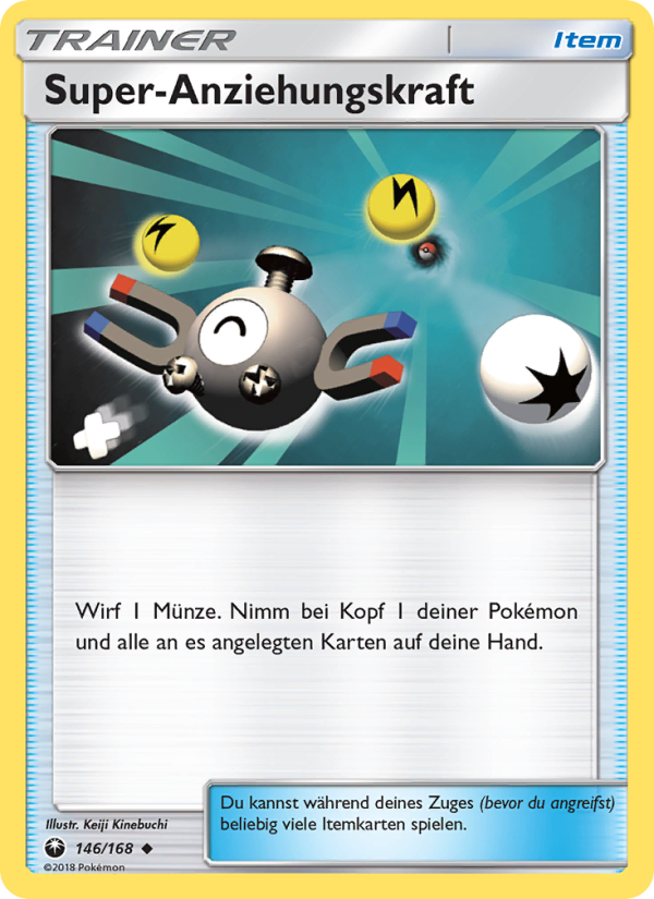 Super-Anziehungskraft 146 — Sturm Am Firmament (German Pokémon TCG card)