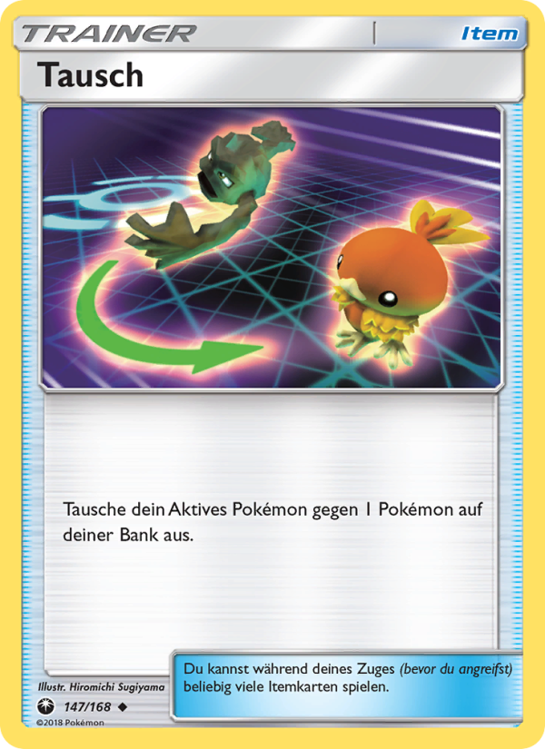 Tausch 147 — Sturm Am Firmament (German Pokémon TCG card)