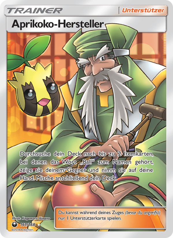 Aprikoko-Hersteller 161 — Sturm Am Firmament (German Pokémon TCG card)
