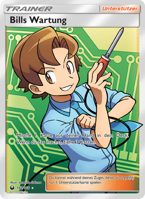 Bills Wartung 162 — Sturm Am Firmament (German Pokémon TCG card)