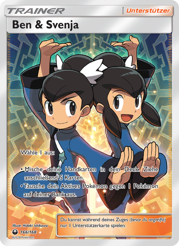 Ben & Svenja 166 — Sturm Am Firmament (German Pokémon TCG card)