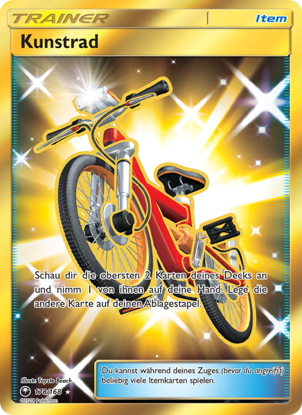 Kunstrad 178 — Sturm Am Firmament (German Pokémon TCG card)