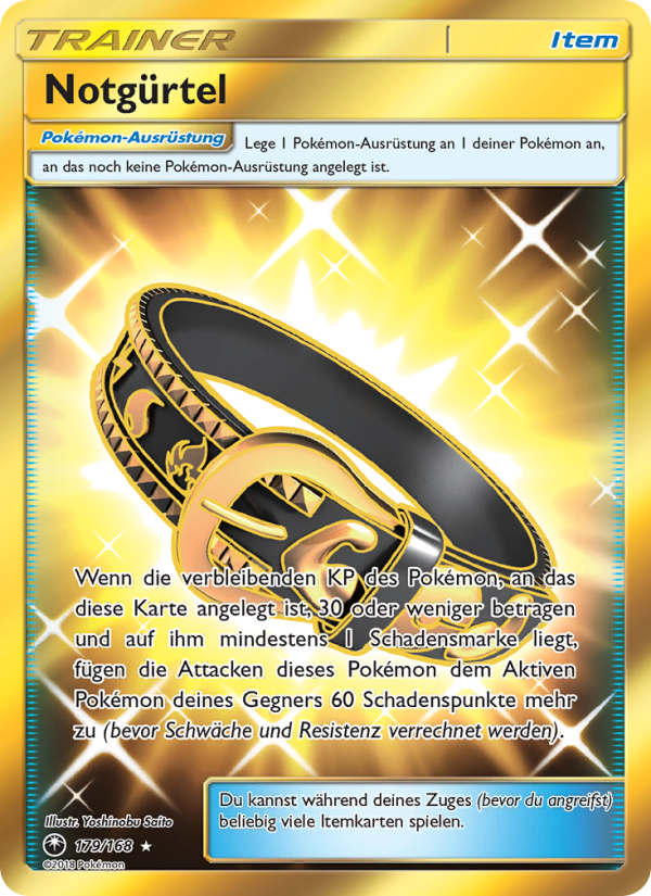 Notgürtel 179 — Sturm Am Firmament (German Pokémon TCG card)
