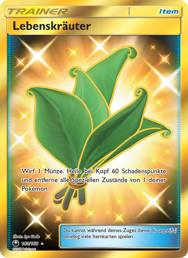 Lebenskräuter 180 — Sturm Am Firmament (German Pokémon TCG card)