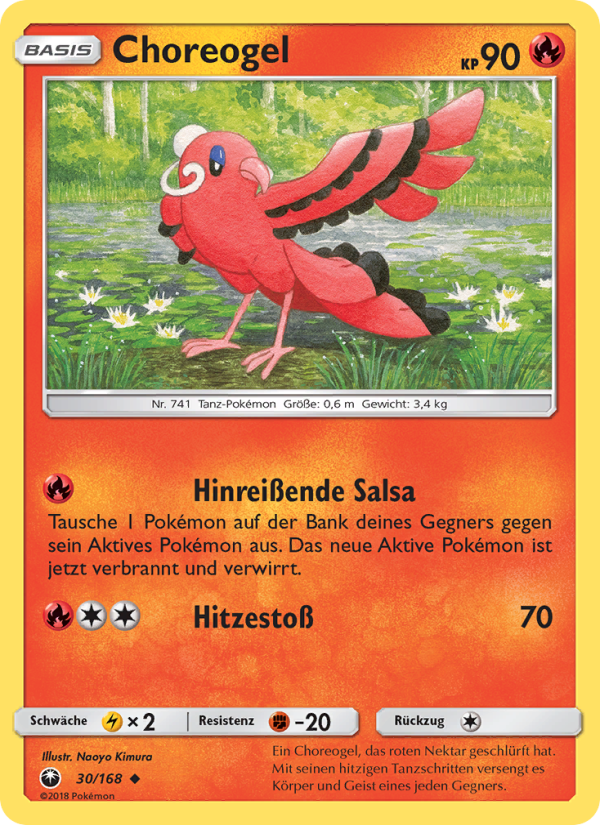 Choreogel 30 — Celestial Storm (German Pokémon TCG card)