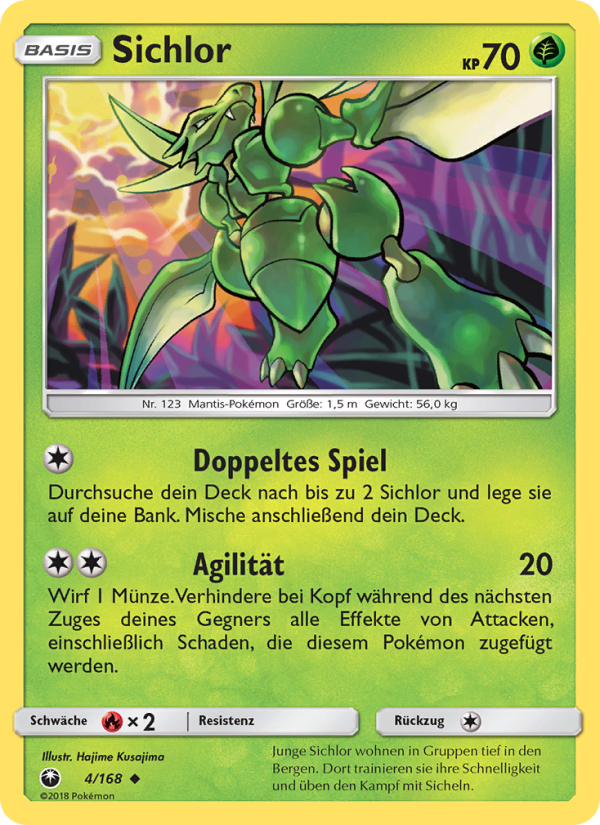 Sichlor 4 — Celestial Storm (German Pokémon TCG card)