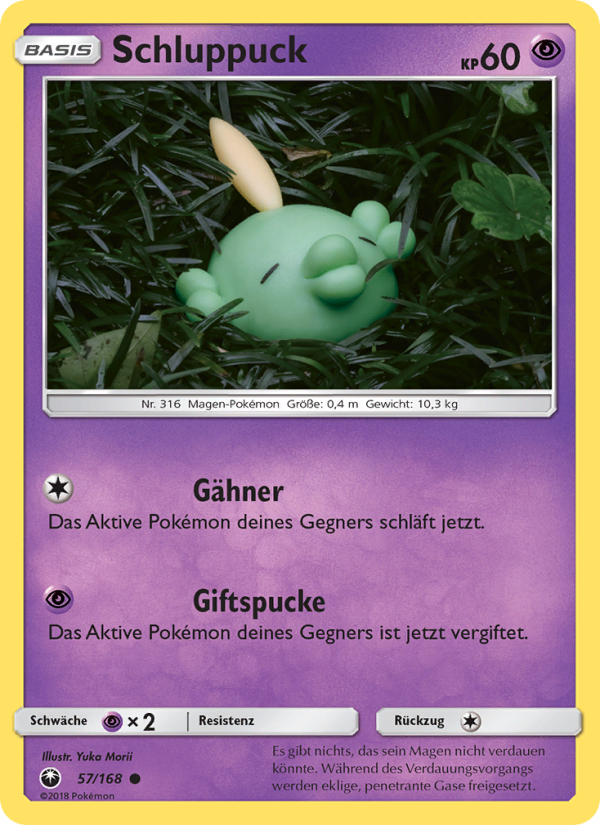 Schluppuck Pokémon TCG cards