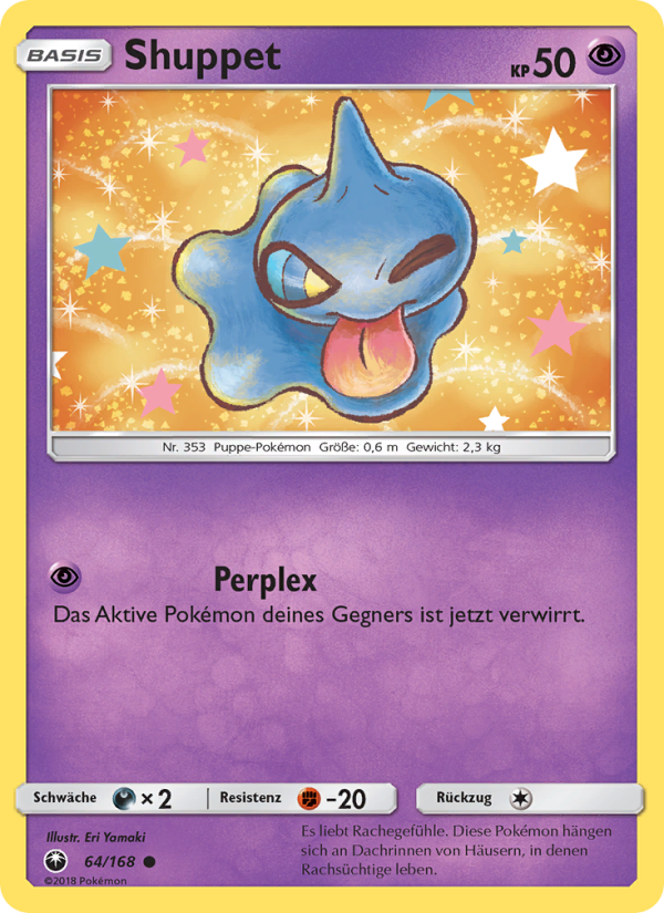 Shuppet 64 — Celestial Storm (German Pokémon TCG card)