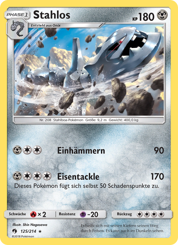 Stahlos 125 — Echo des Donners (German Pokémon TCG card)