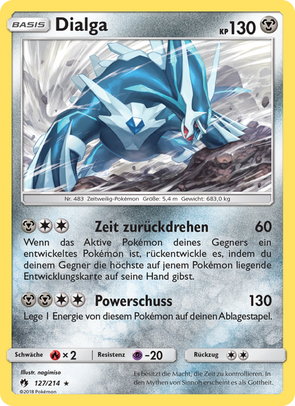 Dialga 127 — Echo des Donners (German Pokémon TCG card)