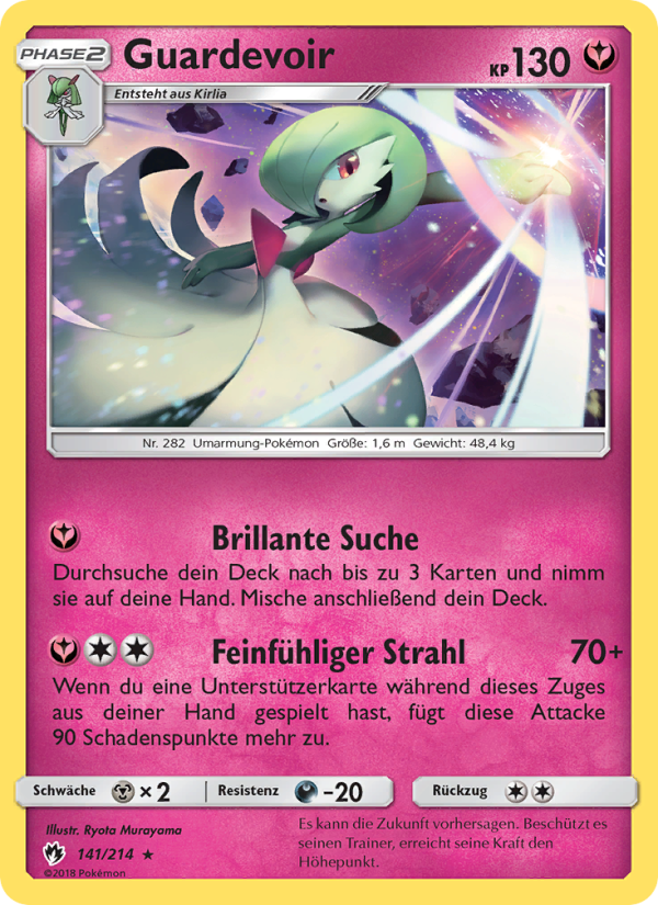 Guardevoir 141 — Echo des Donners (German Pokémon TCG card)