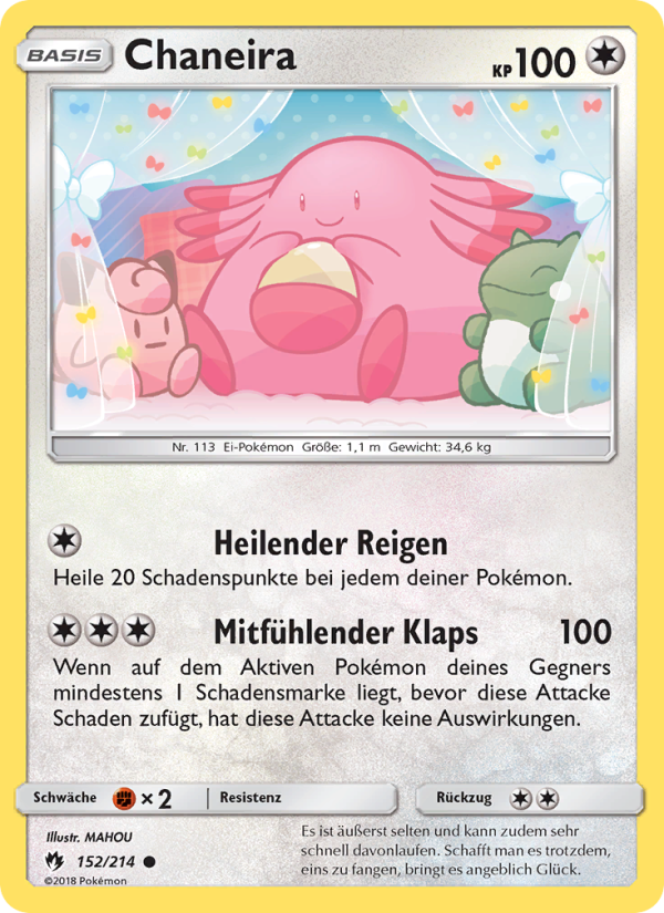 Chaneira 152 — Echo des Donners (German Pokémon TCG card)