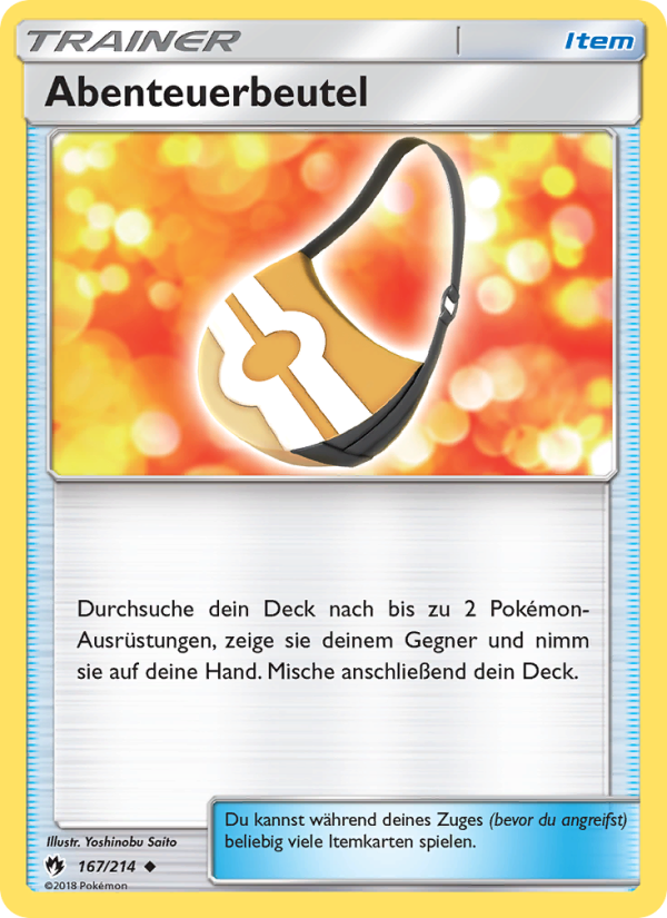 Abenteuerbeutel 167 — Echo des Donners (German Pokémon TCG card)