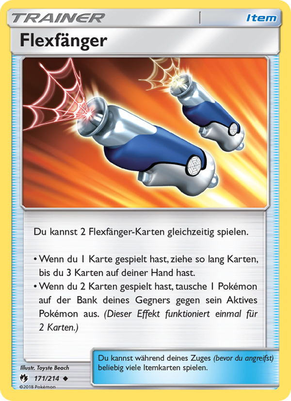 Flexfänger 171 — Echo des Donners (German Pokémon TCG card)