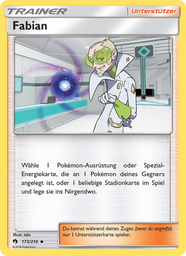 Fabian 173 — Echo des Donners (German Pokémon TCG card)