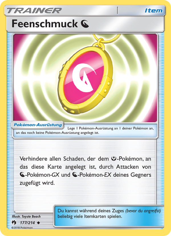 Feenschmuck Dragon 177 — Echo des Donners (German Pokémon TCG card)