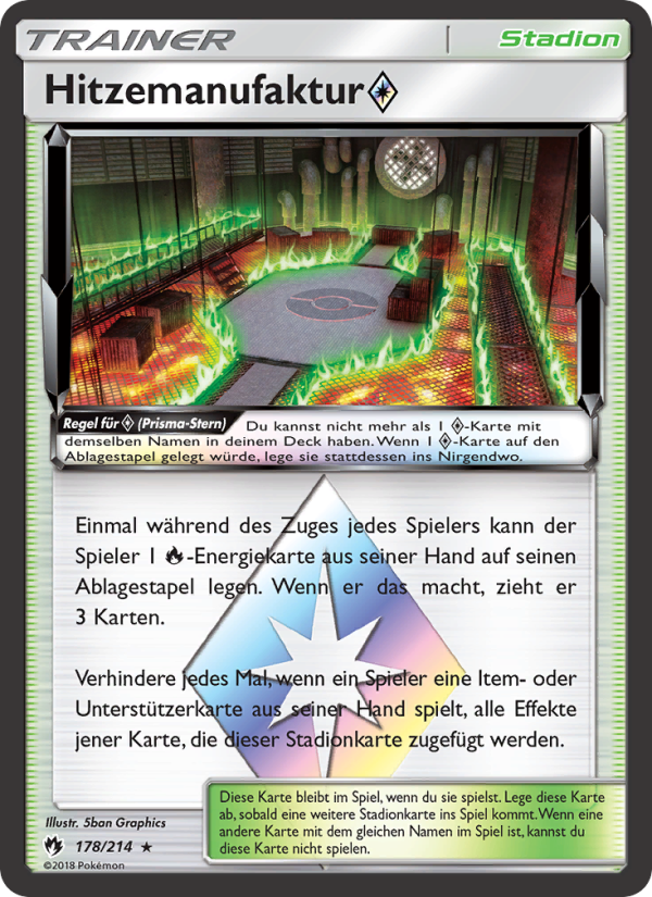 Hitzemanufaktur ◇ 178 — Echo des Donners (German Pokémon TCG card)