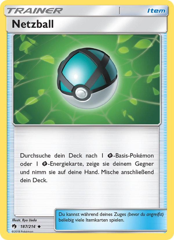 Netzball 187 — Echo des Donners (German Pokémon TCG card)