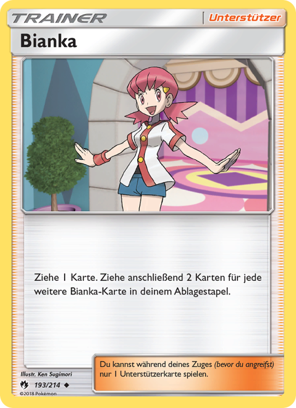 Bianka 193 — Echo des Donners (German Pokémon TCG card)