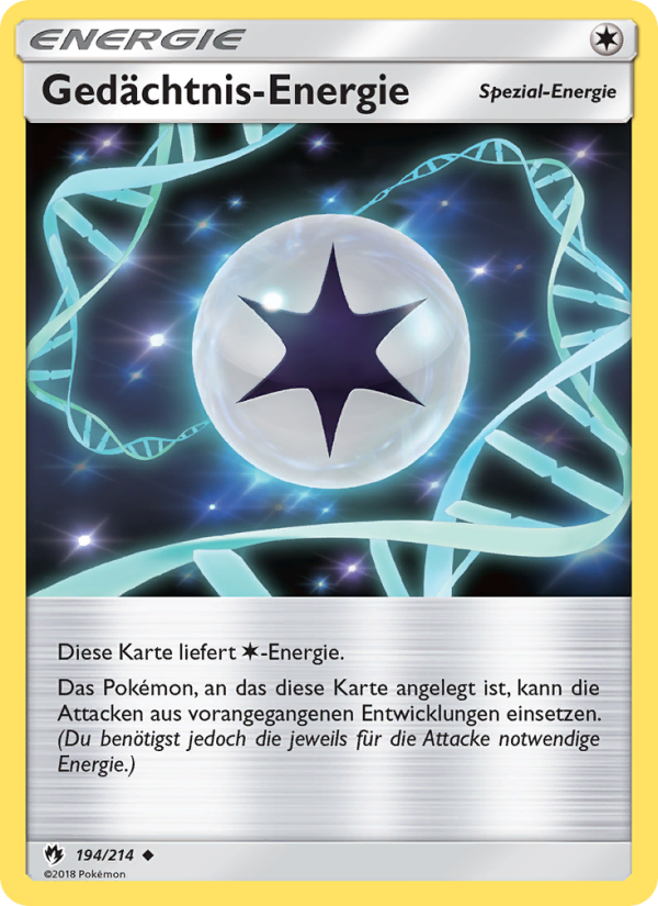 Gedächtnis-Energie 194 — Echo des Donners (German Pokémon TCG card)