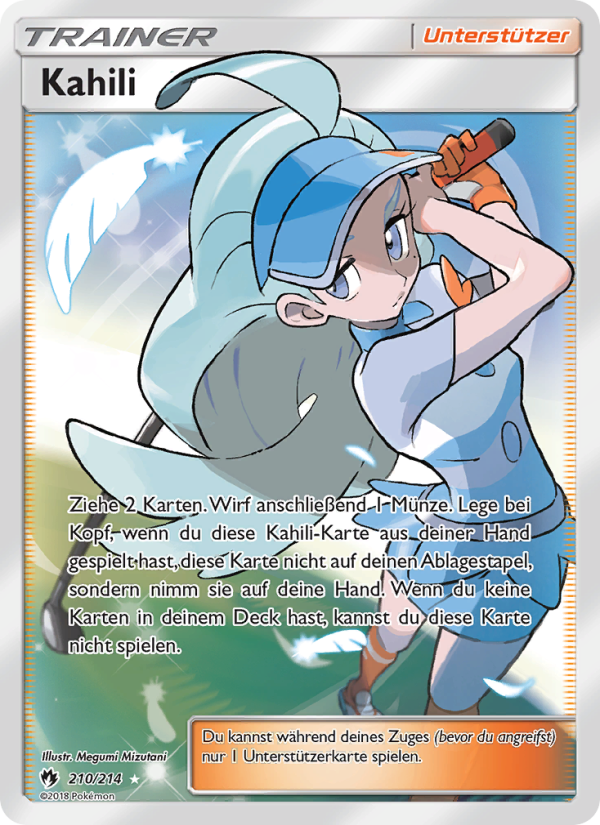 Kahili 210 — Echo des Donners (German Pokémon TCG card)