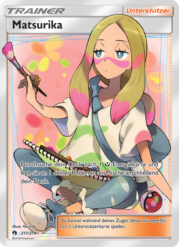 Matsurika 211 — Echo des Donners (German Pokémon TCG card)
