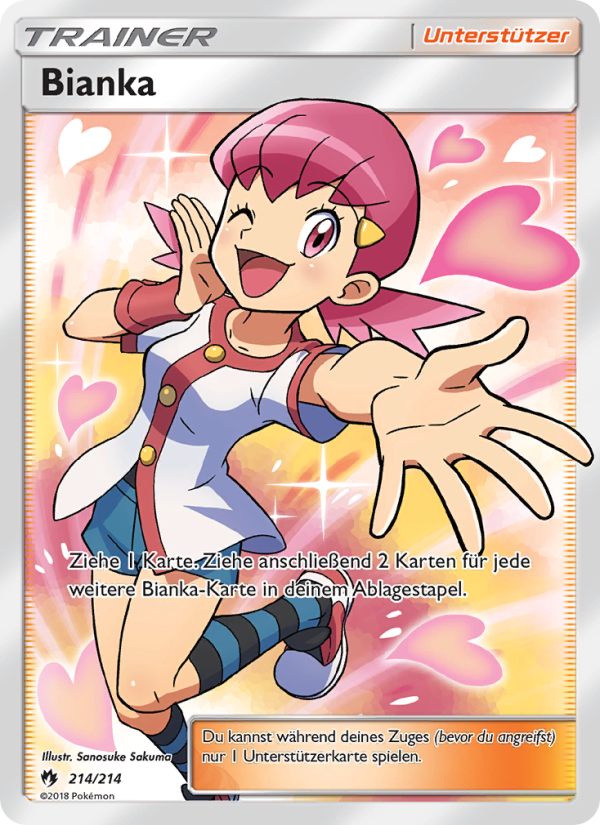 Bianka 214 — Echo des Donners (German Pokémon TCG card)
