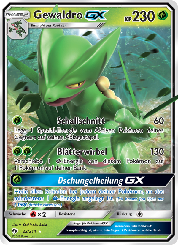 Gewaldro Pokémon TCG cards