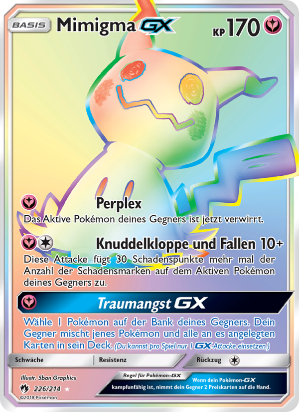 Mimigma GX 226 — Echo des Donners (German Pokémon TCG card)